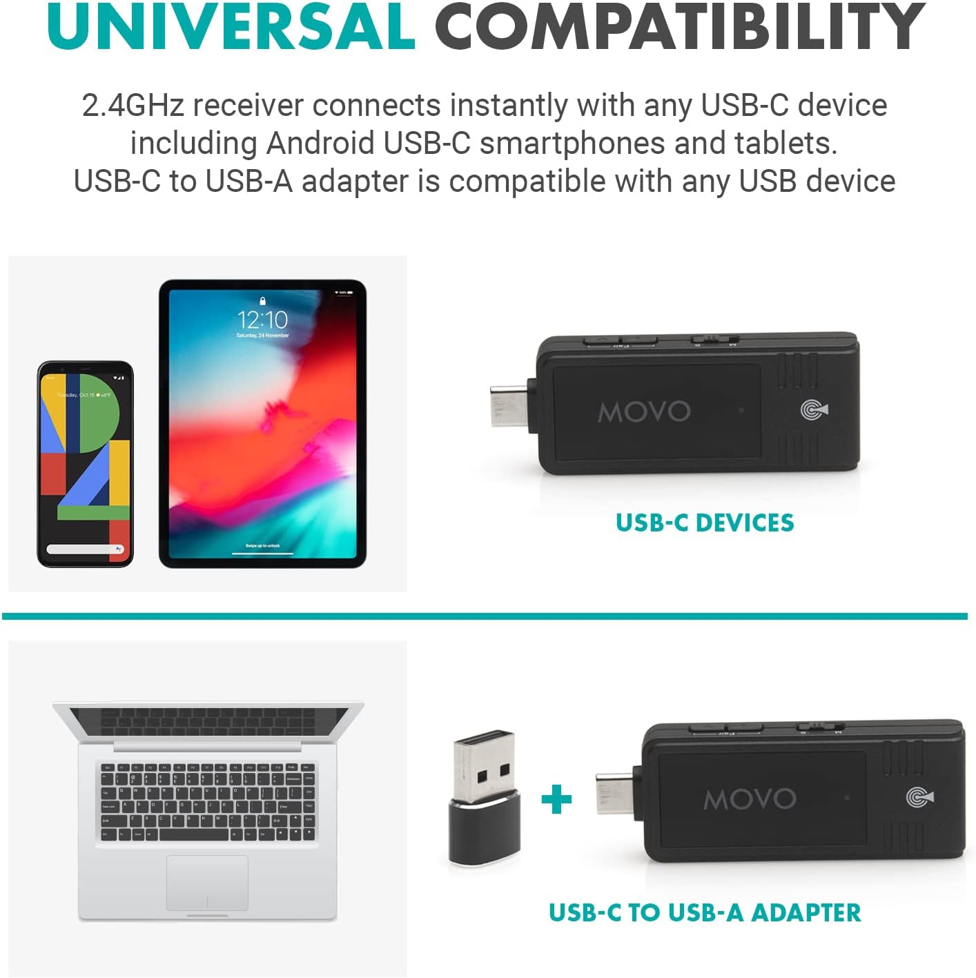 USB-C Wireless Lavalier Microphone P7140