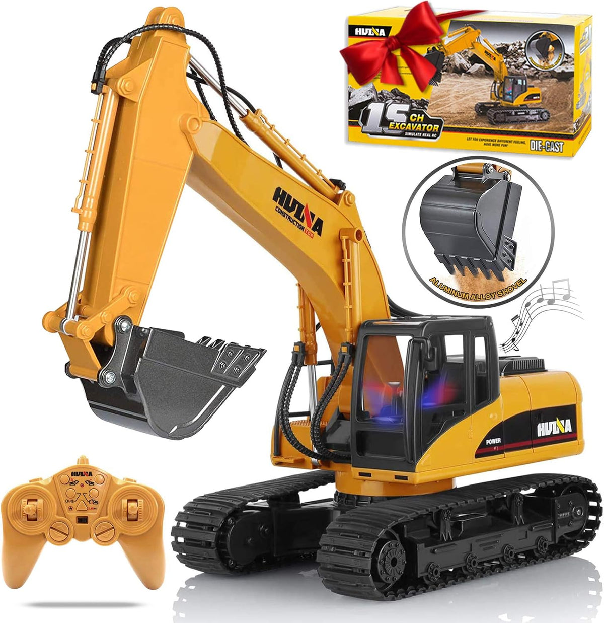 1/14 Scale 15 Channel 2.4Ghz RC Excavator C584