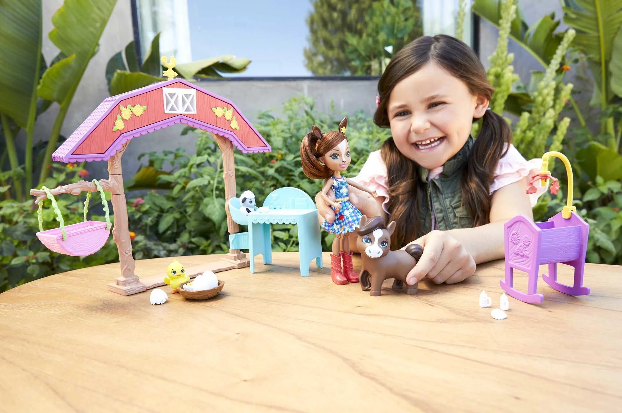 Barnyard Nursery Playset With Horse Doll S3435