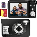 4K 48MP Digital Camera with Webcam, 16X Digital Zoom, Pack of 2 Z73649