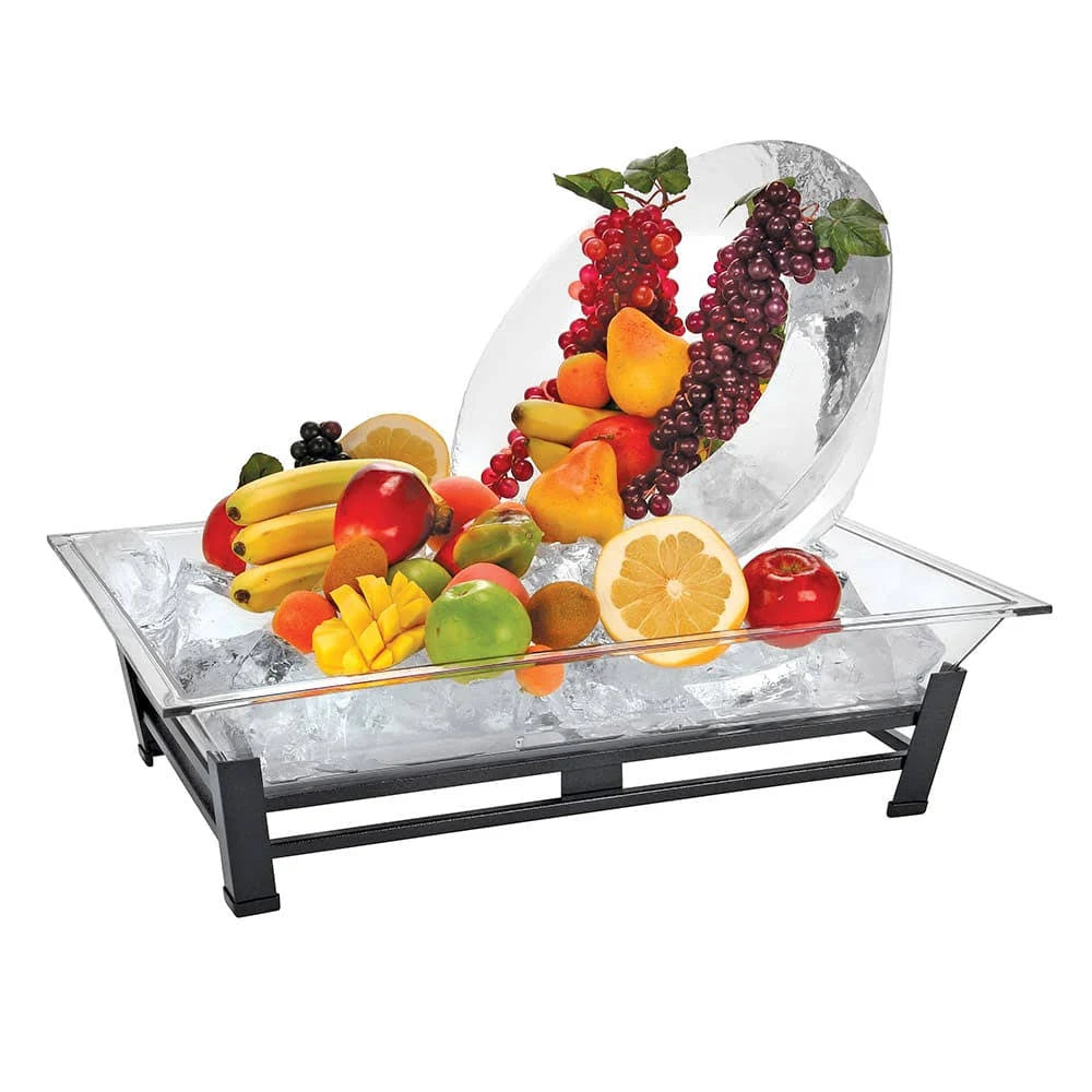 Black Metal Ice Carving Pedestal E77361