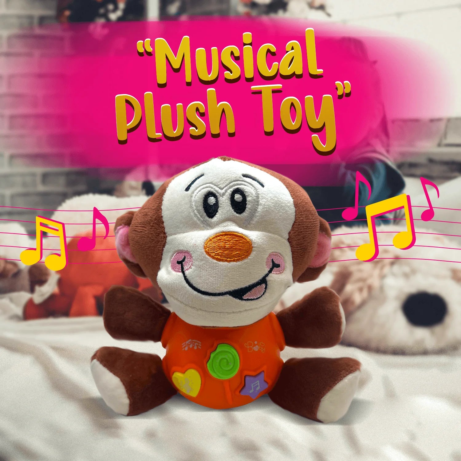 Plush Monkey Baby Toy U792019