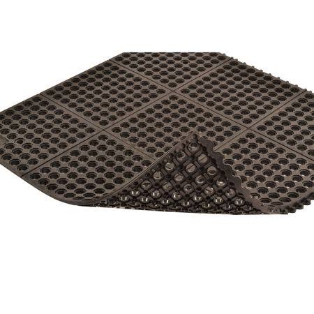Black Interlocking Drainage Mat H217506
