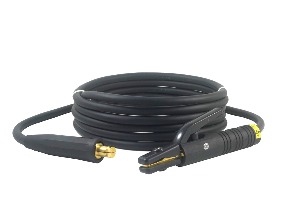 200 Amp Ground Clamp Welding Lead Dinse Connector #2 AWG Cable 15 Feet L6289