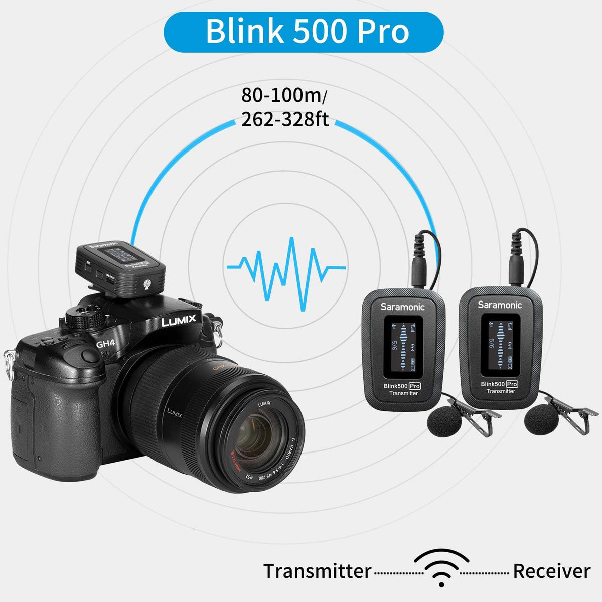 Wireless Lavalier Microphone with Charging Case V13304