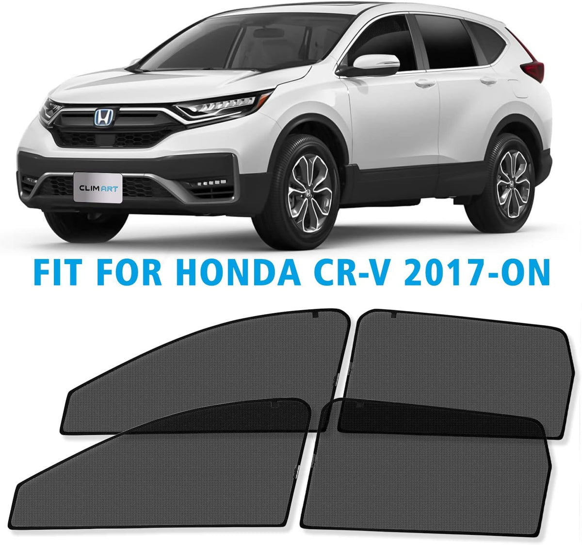 Magnetic Car Window Sunshade 4 Pc. Set V9973
