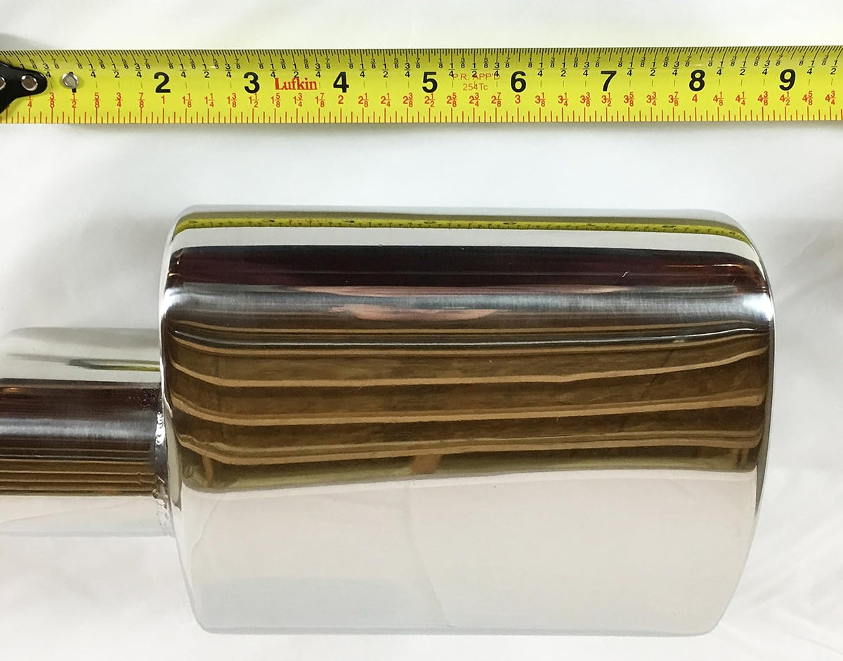 Polished Stainless Steel Exhaust Tip Pack of 2 Y761