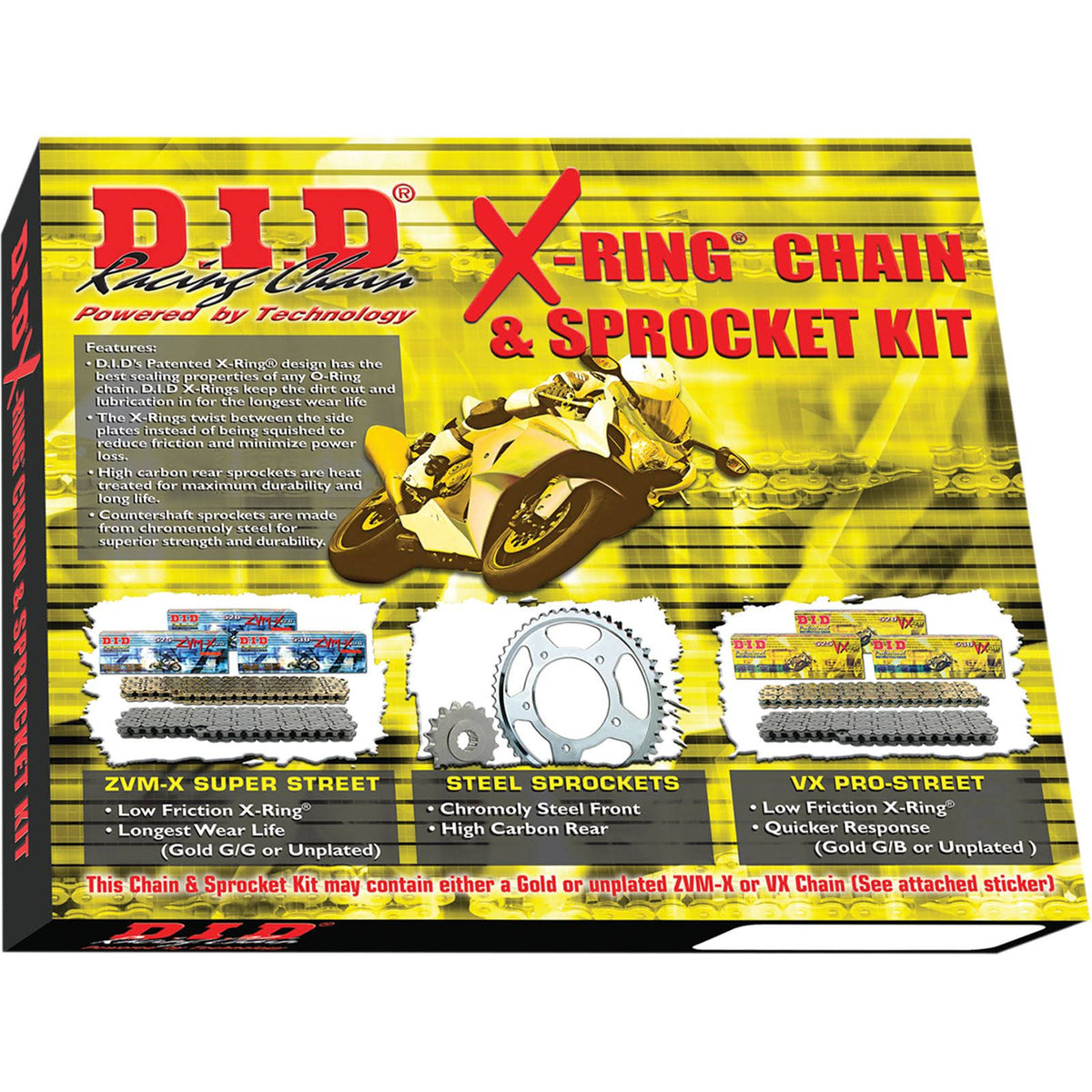 X-Ring Chain and Sprocket Kit R94485