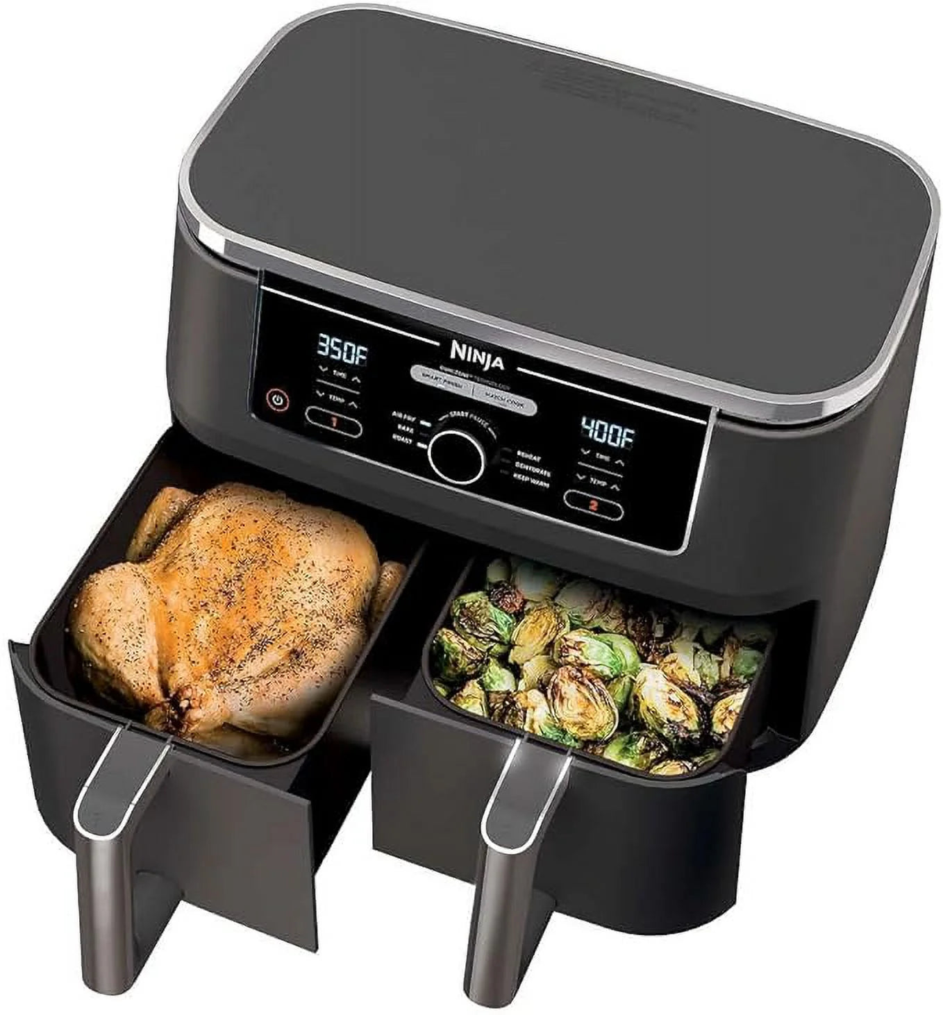 Open Box 10qt XL 2 Basket Air Fryer L879557