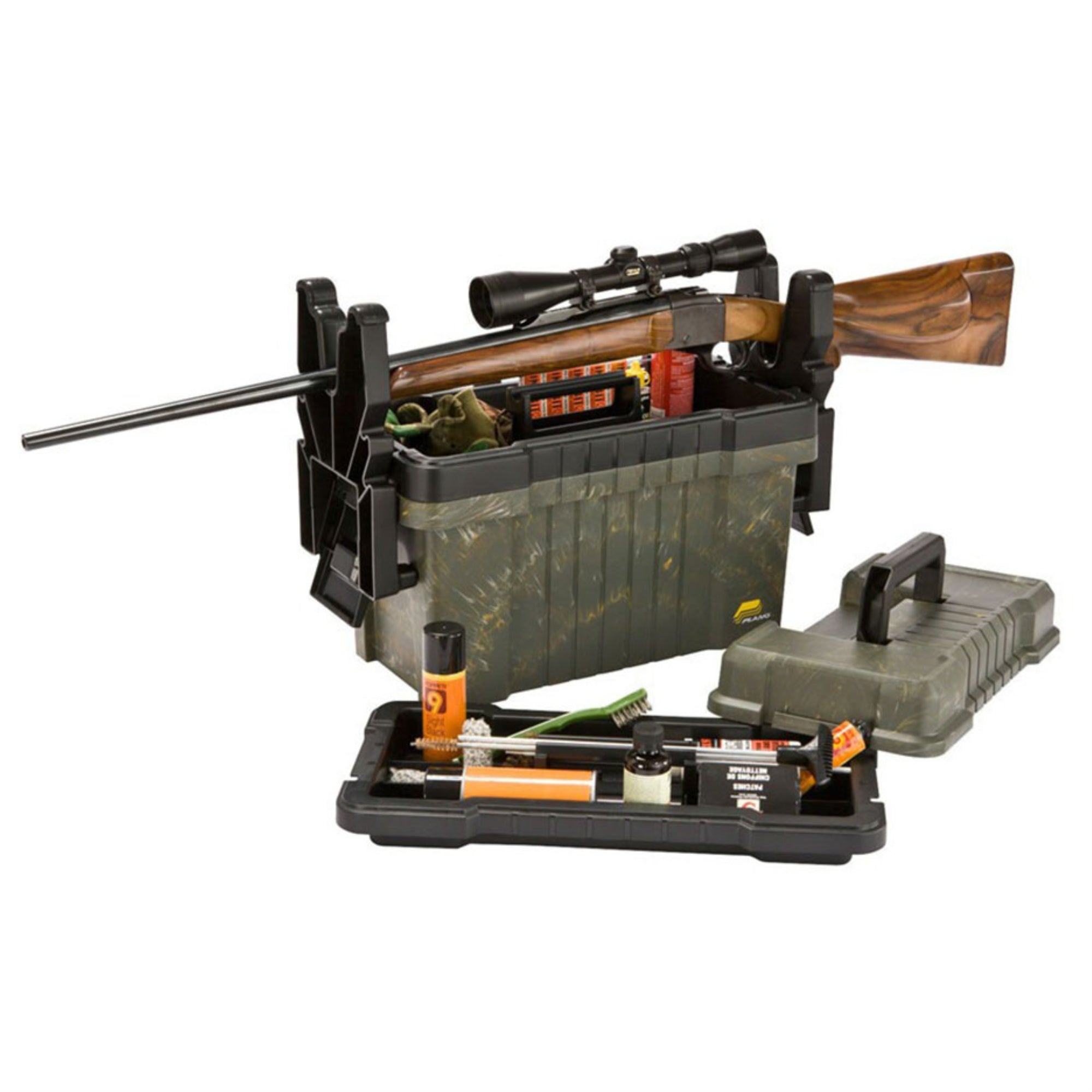 Portable Plastic Shooter's Case with Two Trays B7486