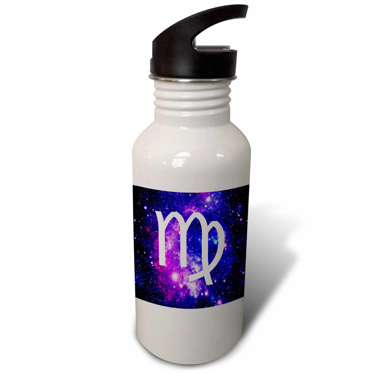 Purple Space Zodiac Sports Water Bottle F7337