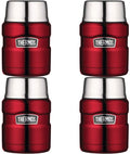 Stainless Food Jar, Cranberry 16oz. Quantity 4 J913261