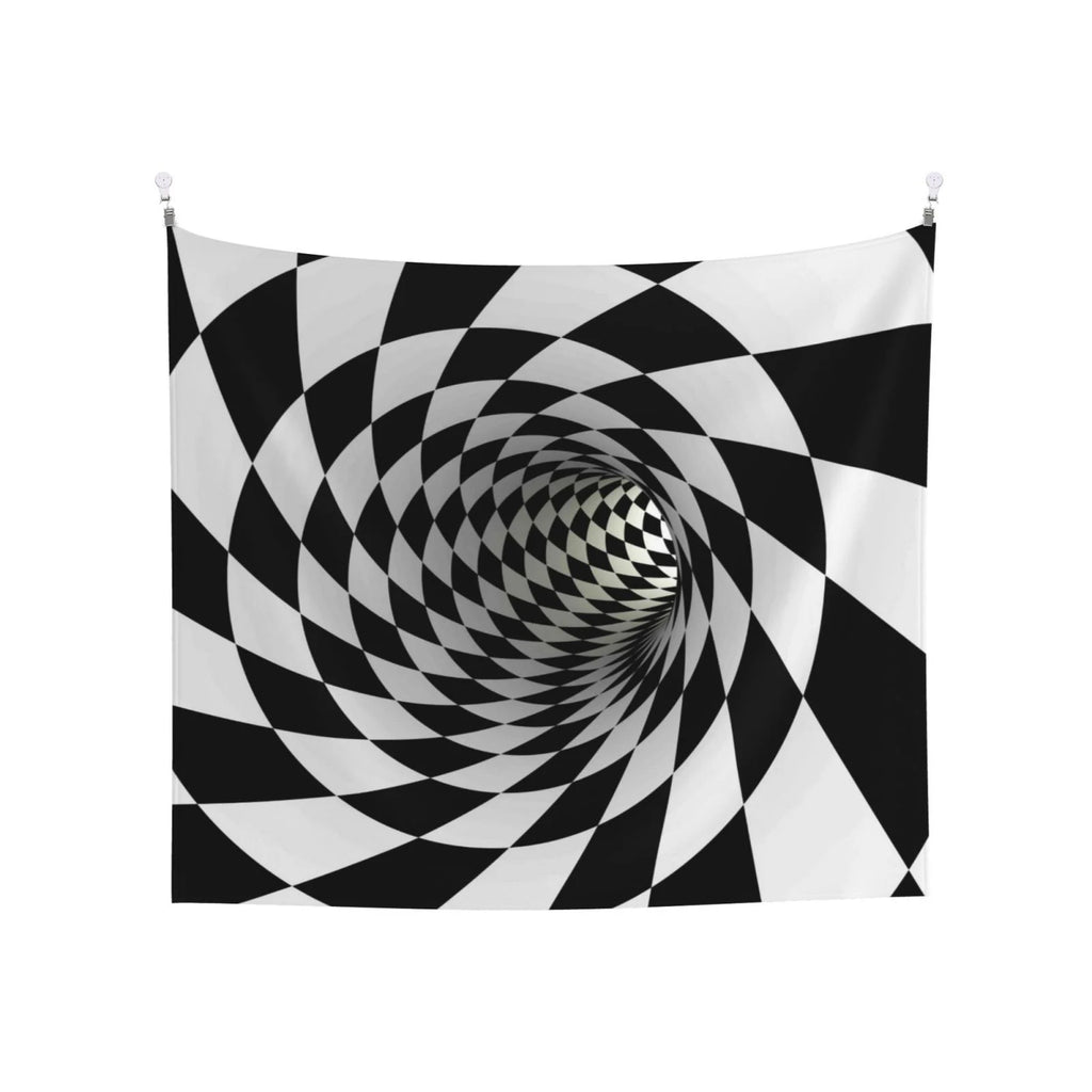 3D Vortex Illusion Tapestry Wall Hanging 60x51in G329