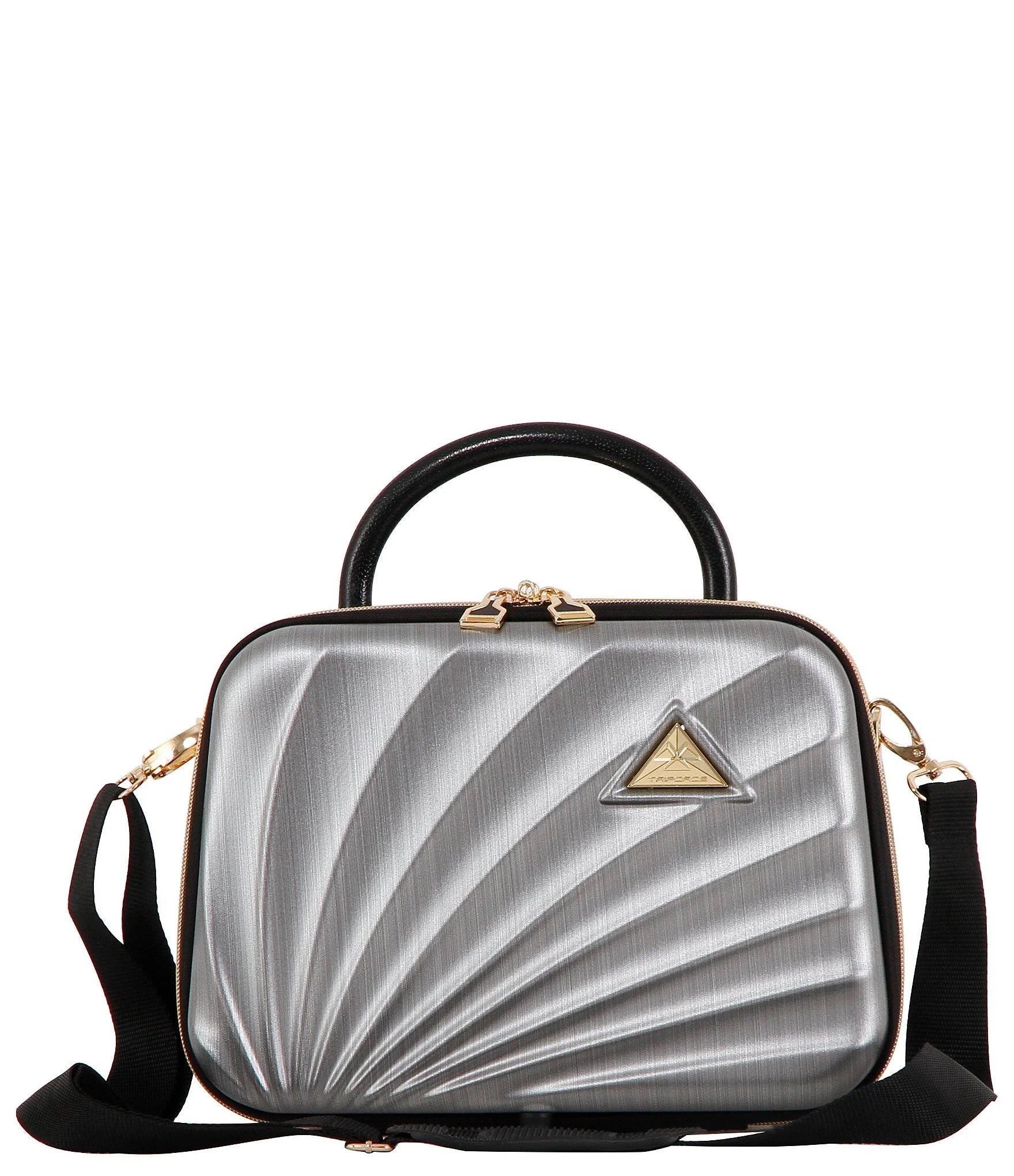 Silver 2-Sided Travel Beauty Case X499371
