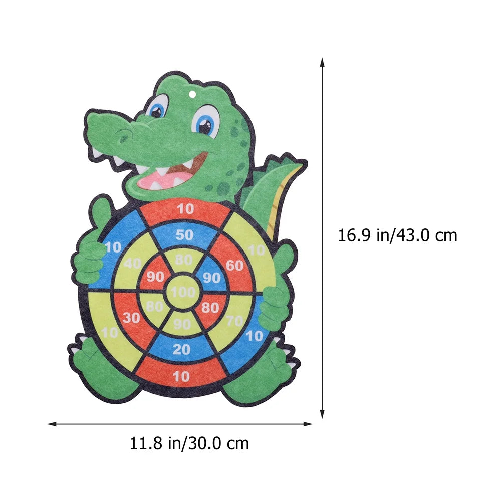 10 Sets Plastic Sticky Ball Dart Board C1453