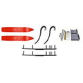 7 1/4 inch Snowmobile Skis with 4 inch Round Bars Kit L577595