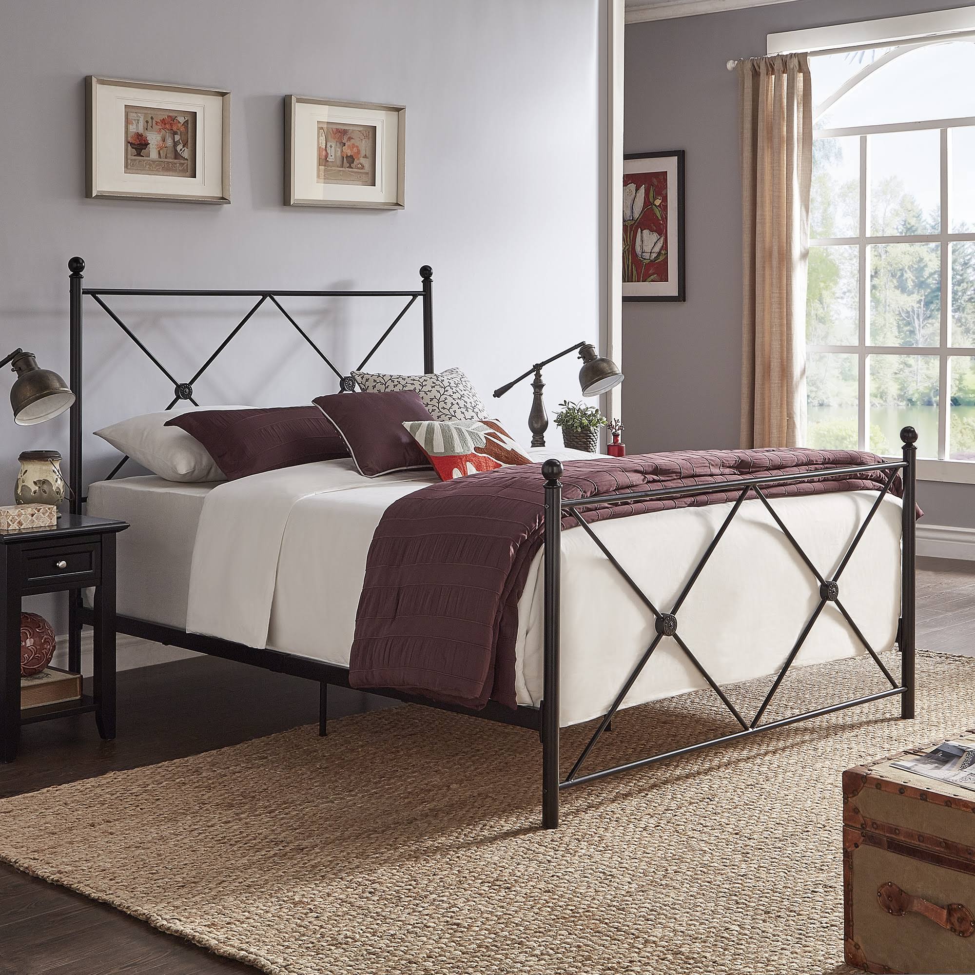 Metal Panel Bed X2197