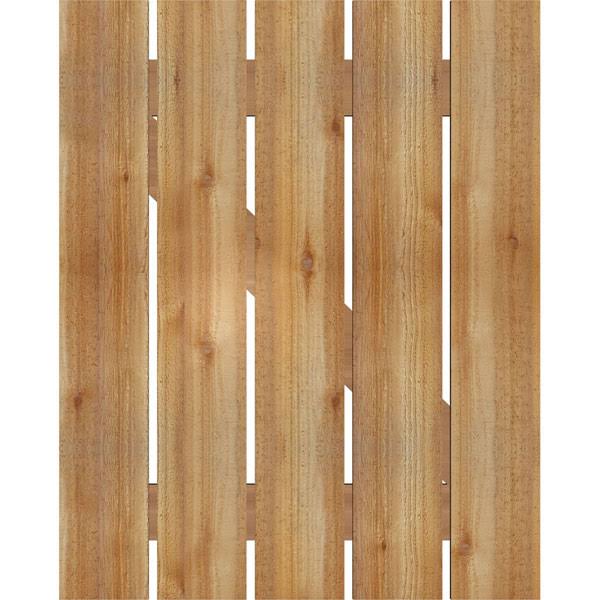 Rough Sawn Western Red Cedar Board-n-Batten Shutters S54866