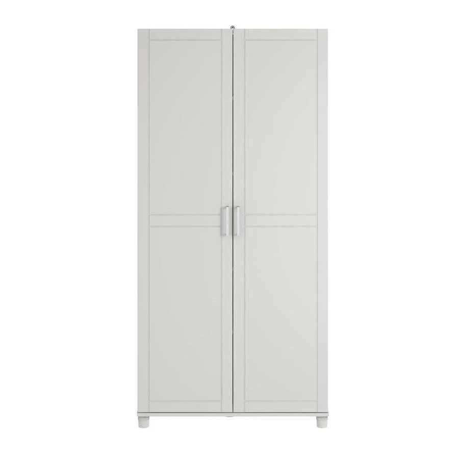 White Utility Storage Cabinet O2302