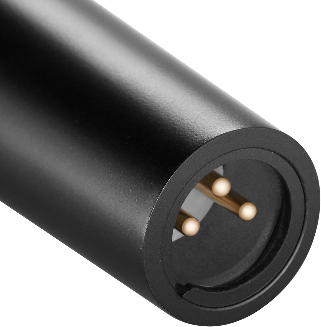 Black Cardioid Dynamic Microphone with XLR Cable, Pack of 2 E501166