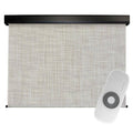 Cordless Motorized PVC Exterior Roller Shade 48 in. W x 96 in. L L51329