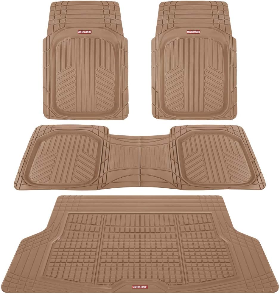 Gray DeepDish Front & Rear Mats with Trunk Cargo Liner Combo Set C66817