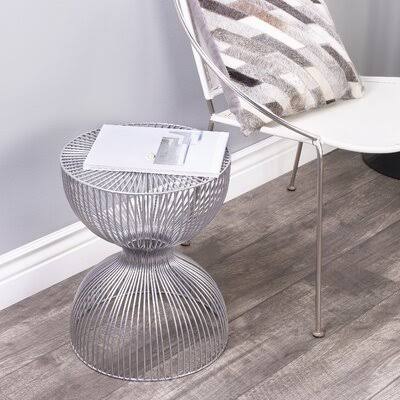 Nickel End Table W568
