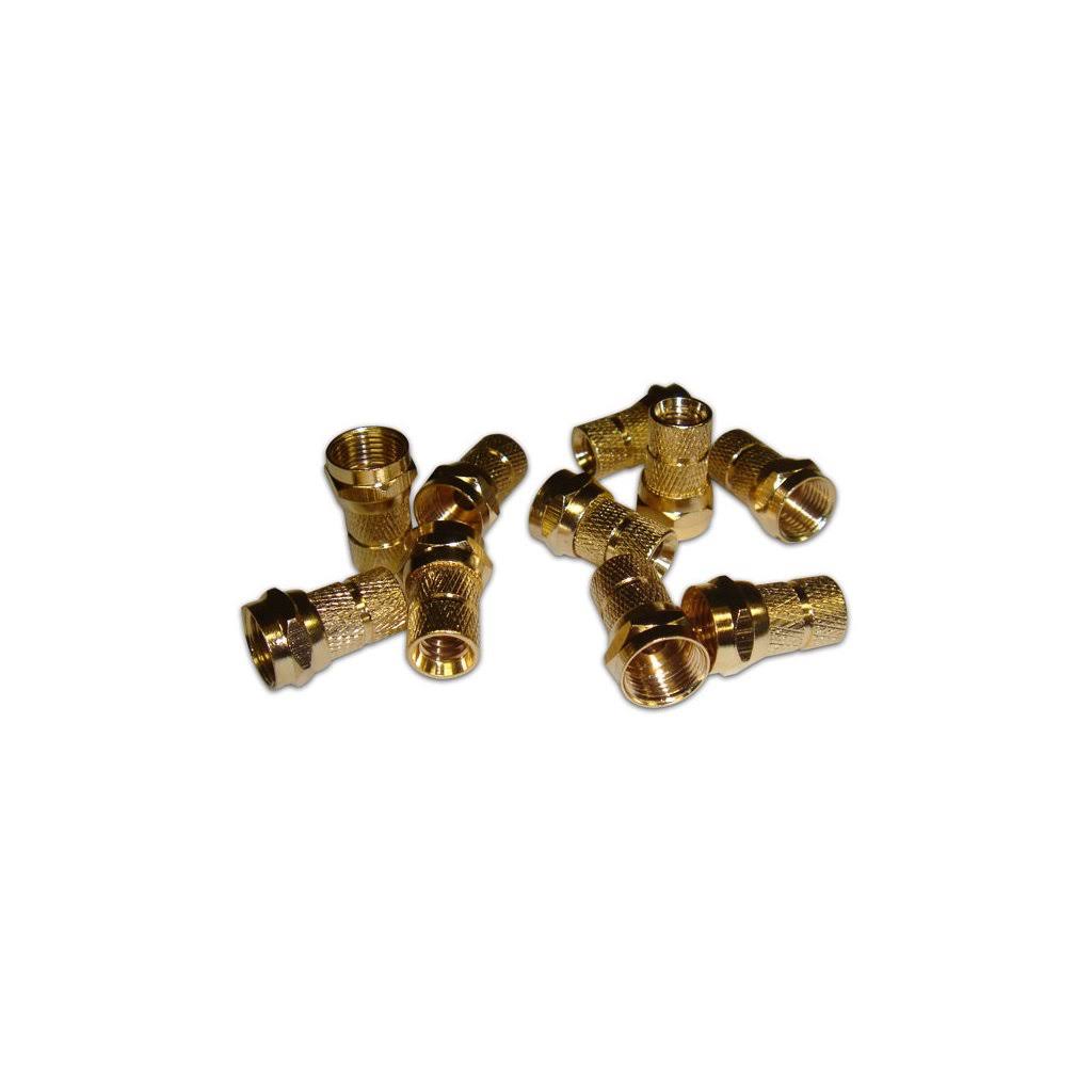 CATV F Twist-On Connector RG59 100/Pack T506579