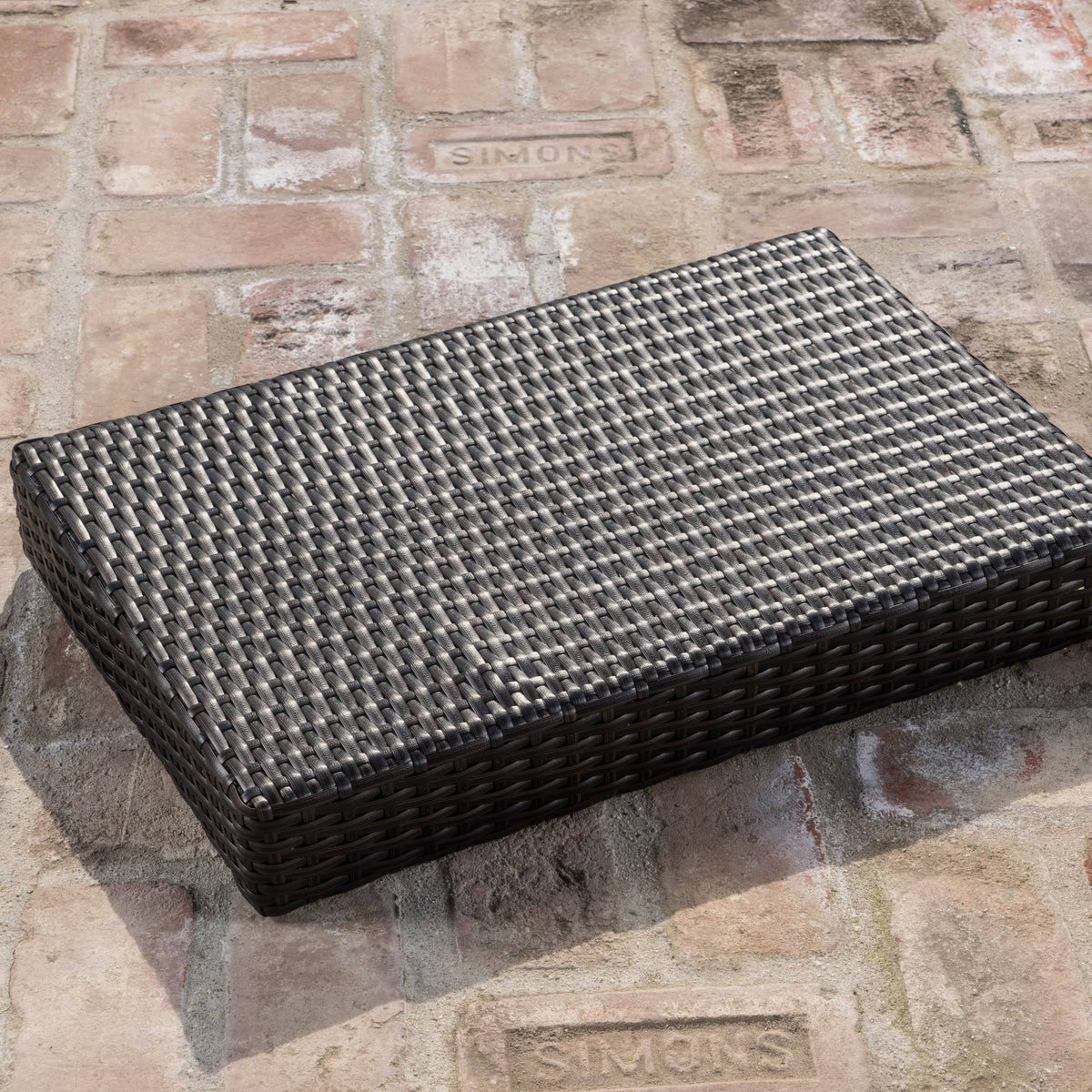 Gray 3-Piece Outdoor Wicker Chaise Lounge Set K2656