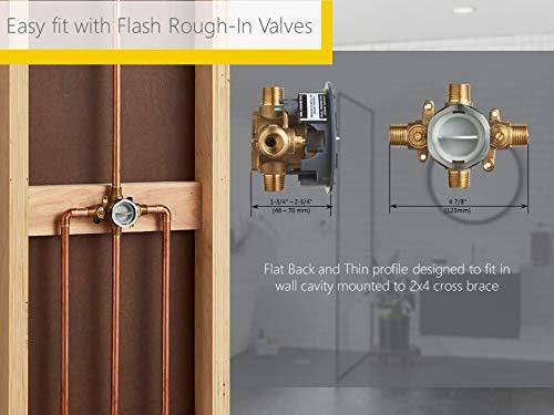 Brushed Nickel Tub and Shower Trim Kit with Cartridge N94411