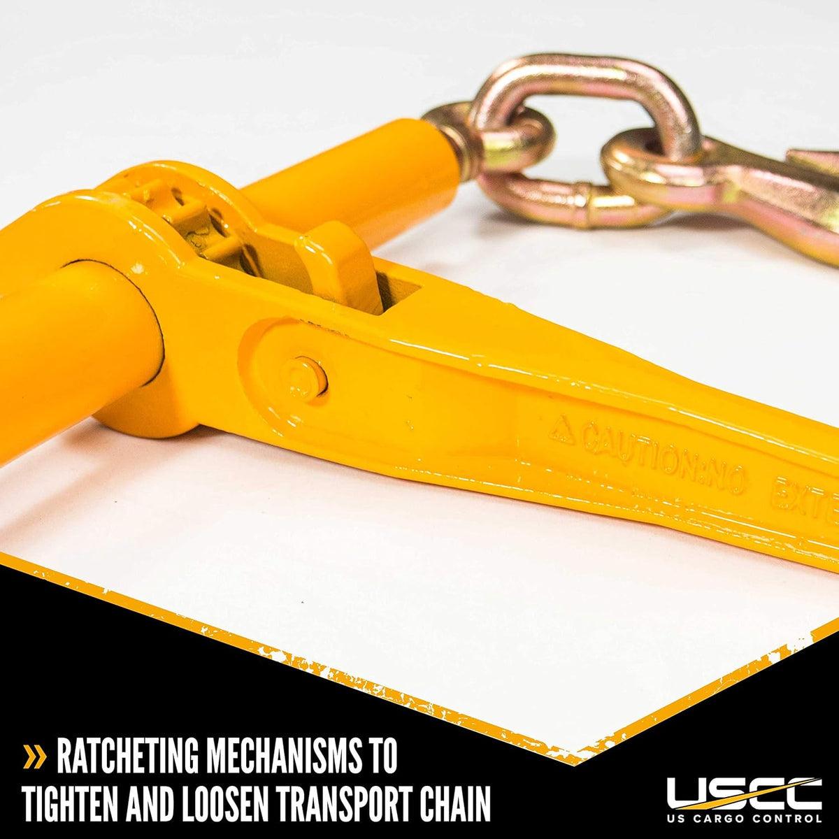 Ratchet Load Binder 3/8 Inch x 1/2 Inch 12,000 Pound Working Load Limit 2 Pack R206956
