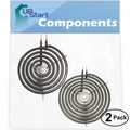 2-Pack 8 inch 6 Turns & 6 inch 5 Turns Surface Burner Elements E8253
