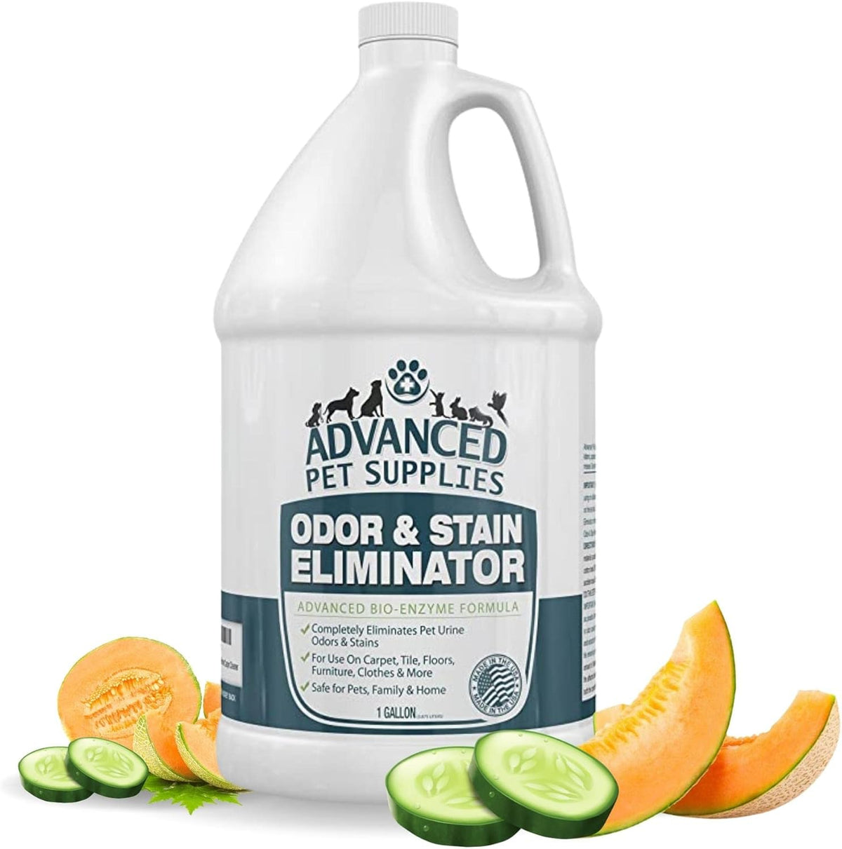 Enzyme Pet Stain and Odor Remover Carpet Cleaner, Gallon Refill Pack of 2 G66524