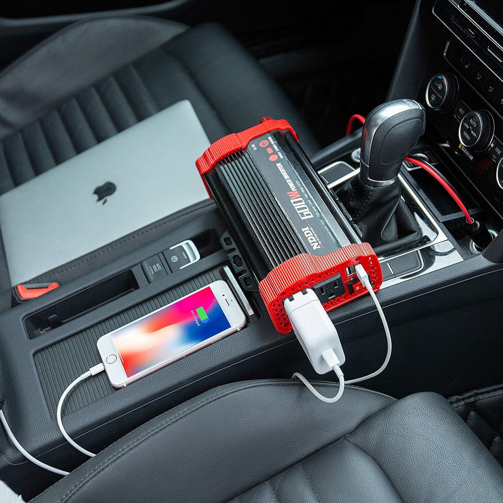 600W Car Power Inverter 12V DC to 110V AC Converter with Dual USB G735