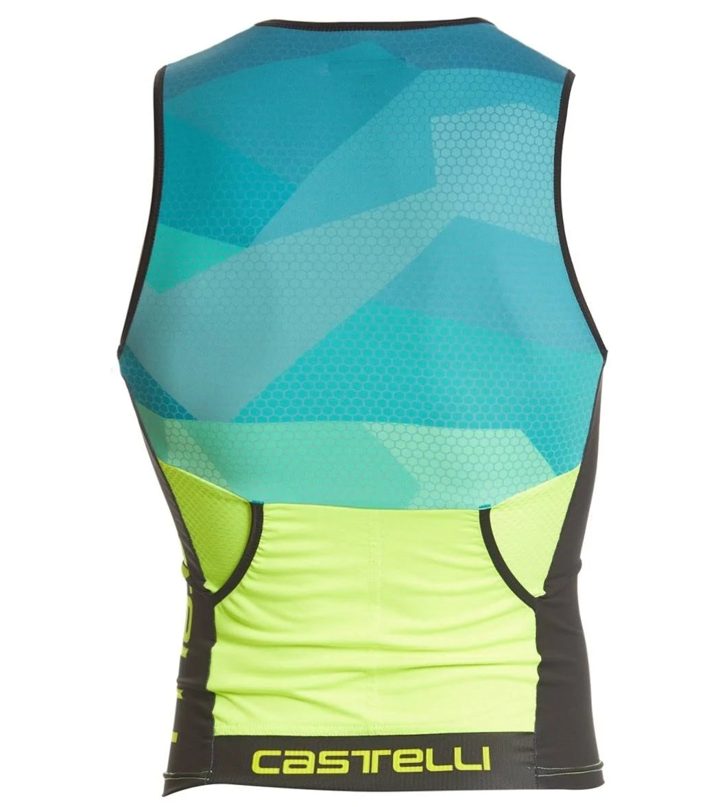 Blue/Yellow Fluo Men&s Top J2276
