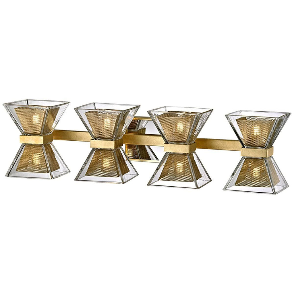 Silver Leaf LED Bath F7657