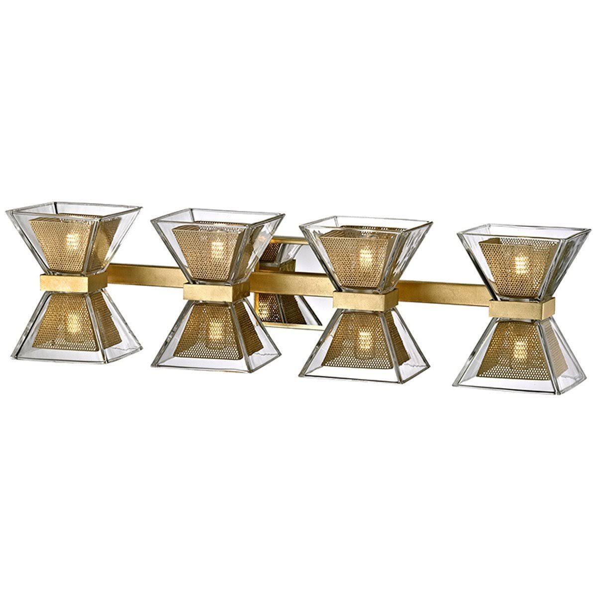 Silver Leaf LED Bath F7657
