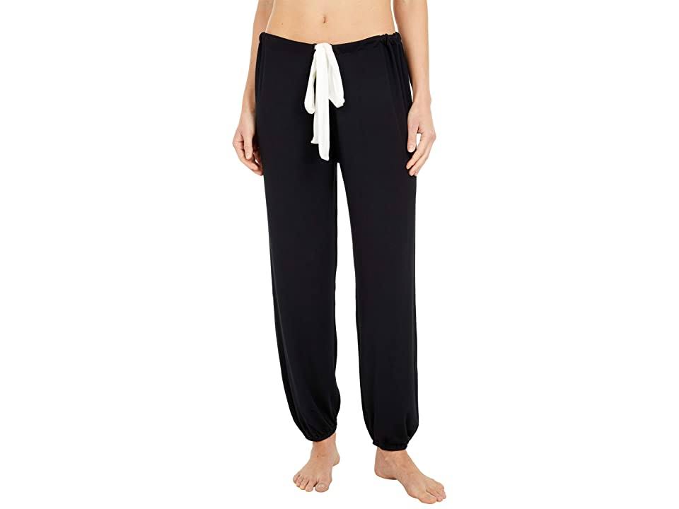 Black/Ivory Modal Slouchy PJ Set P3117