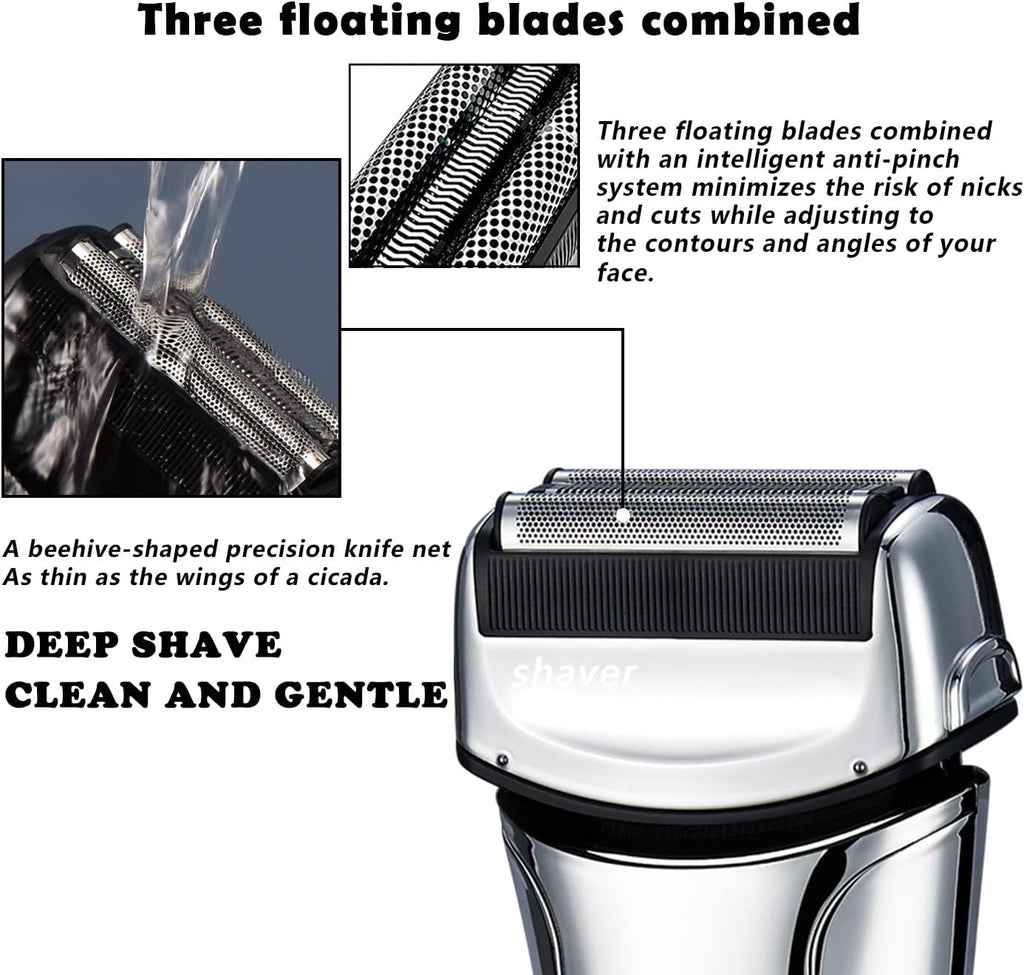 Silver Electric Foil Shaver, Pack of 2 O5515