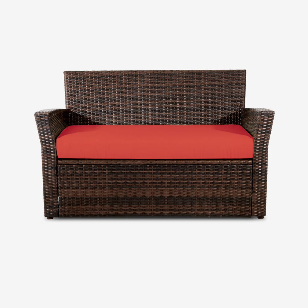 Brown Geranium Loveseat H3599