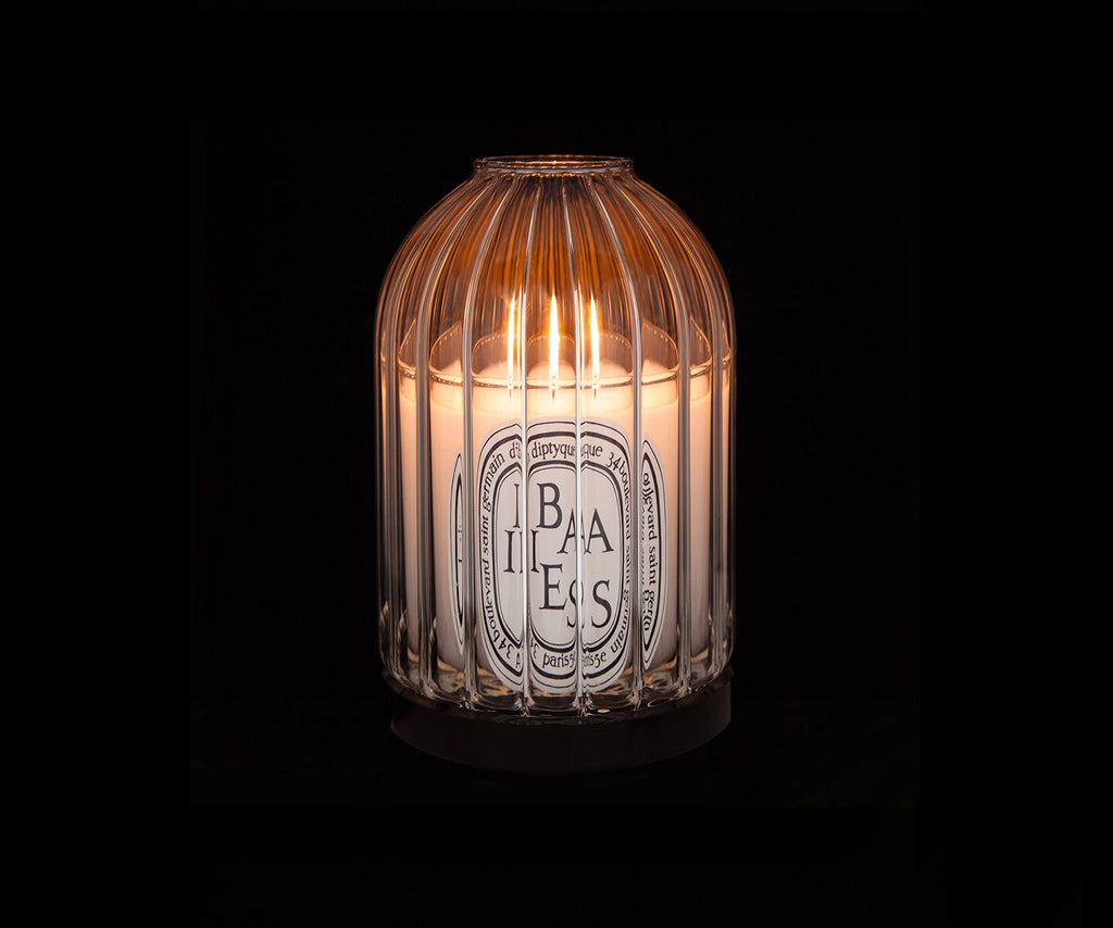 Glass Candle Holder F33635