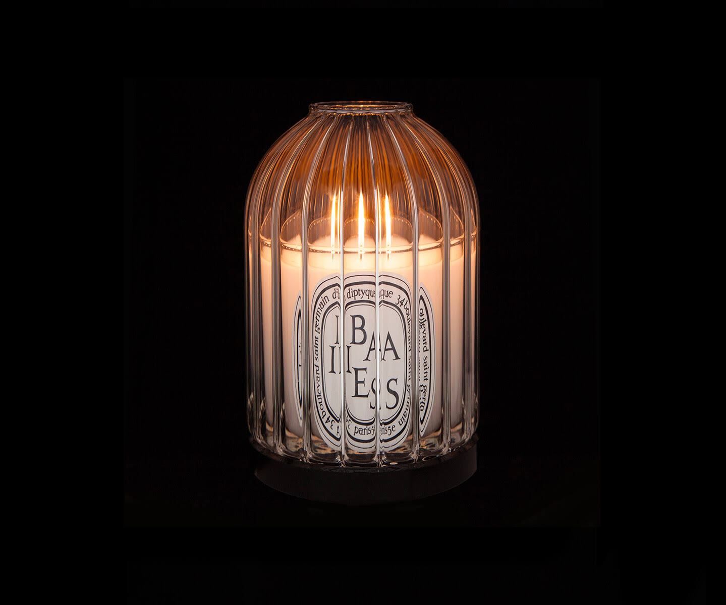 Glass Candle Holder F33635