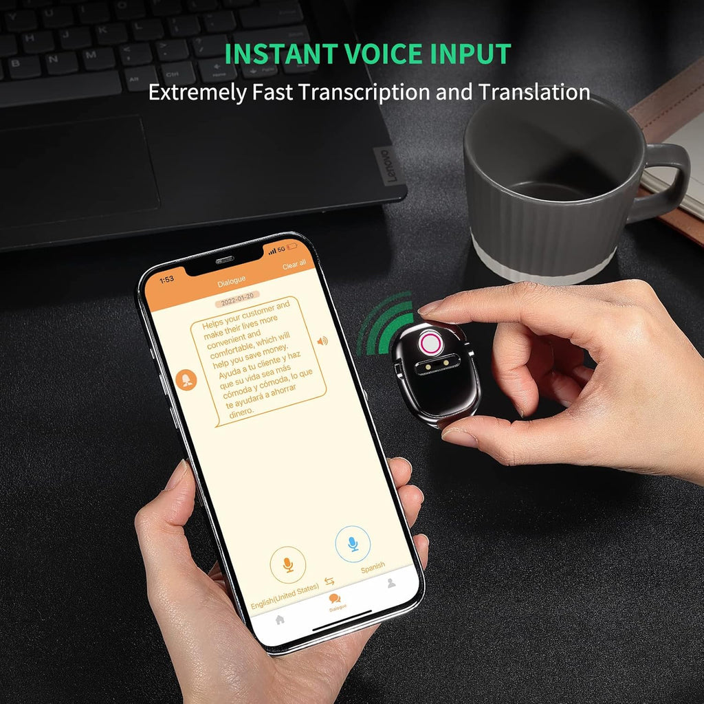 Portable Instant Voice Translator Device A898955
