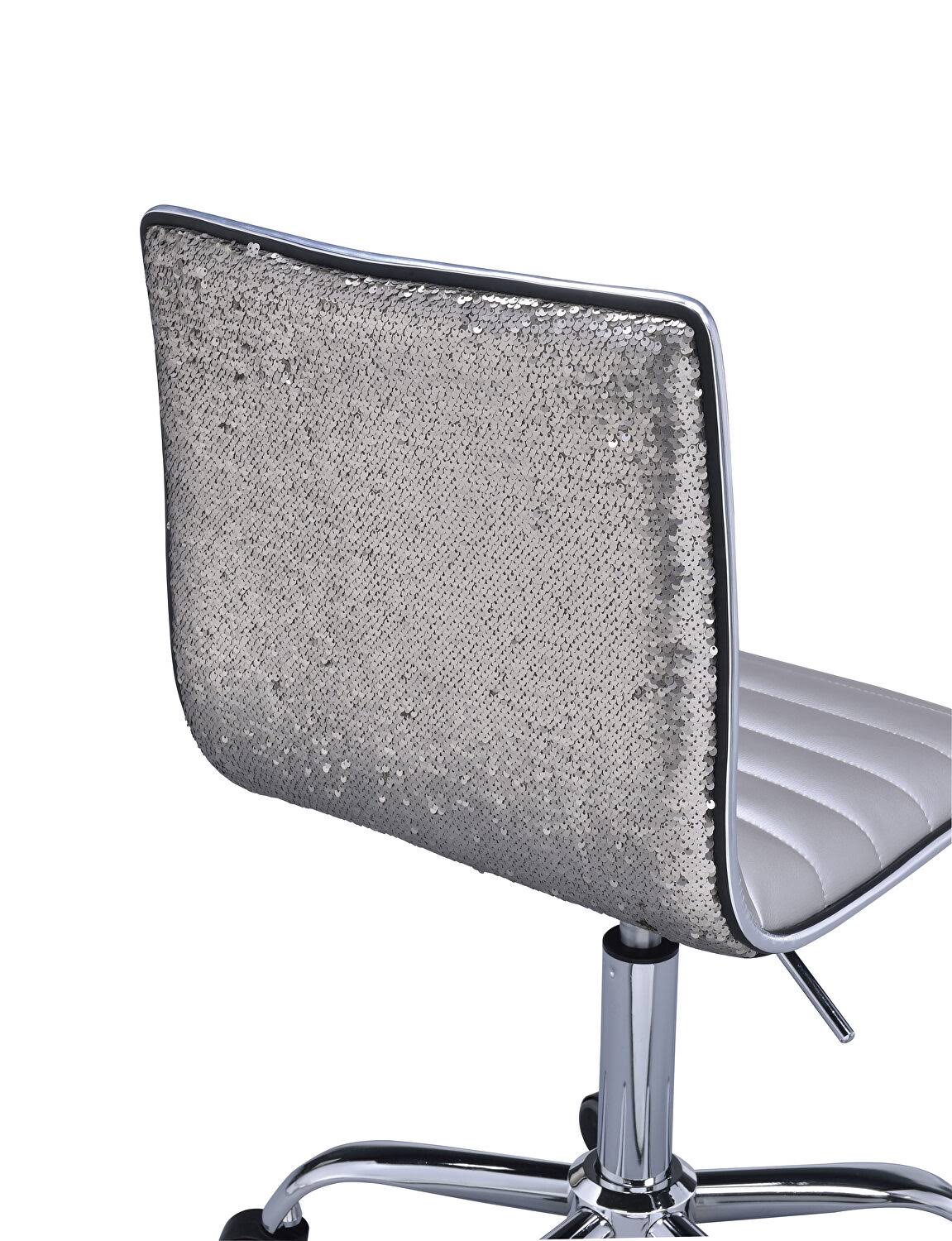 Faux Concrete Black Desk U83964