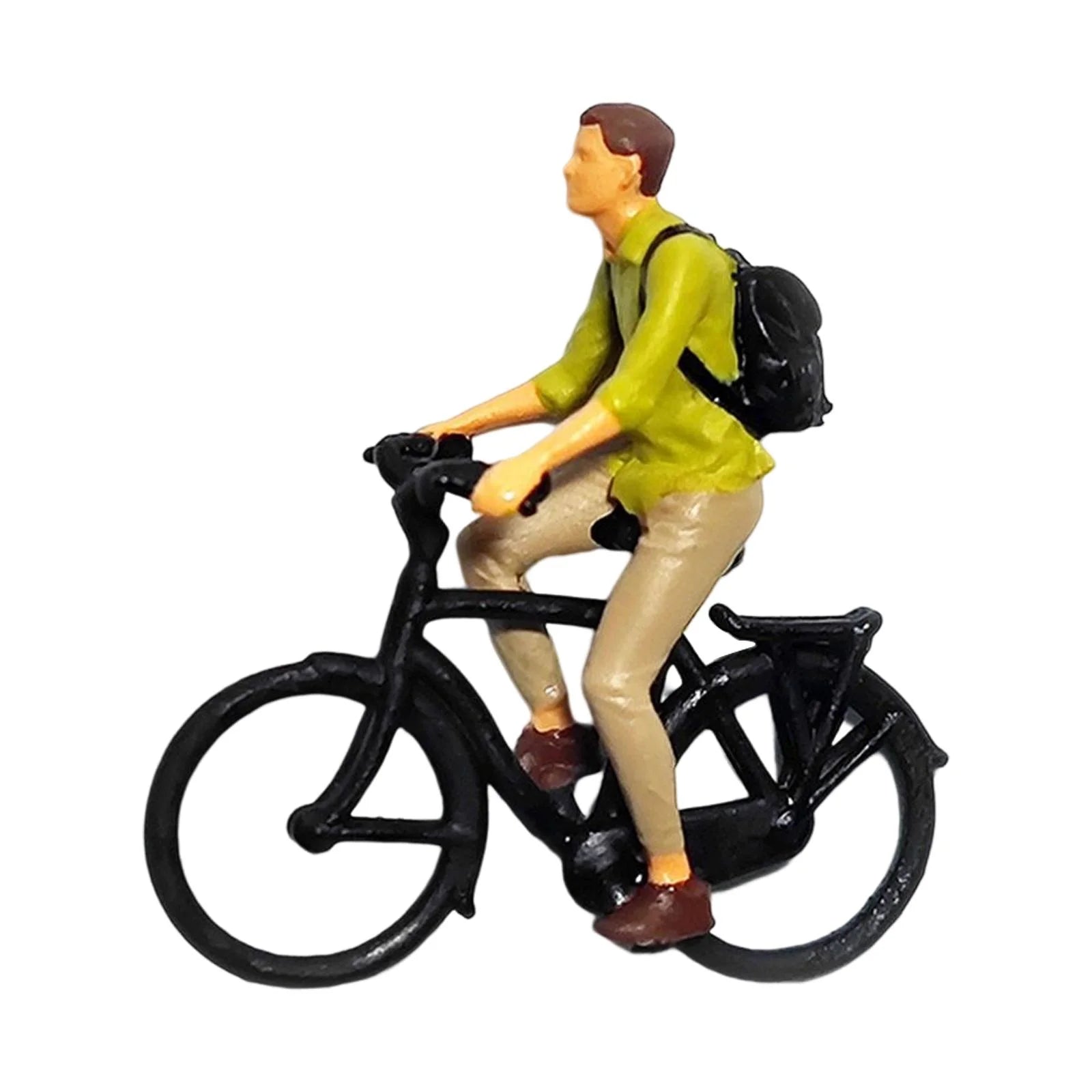 1/87 Scale Cyclist Figures Mini People Model Ornament W103