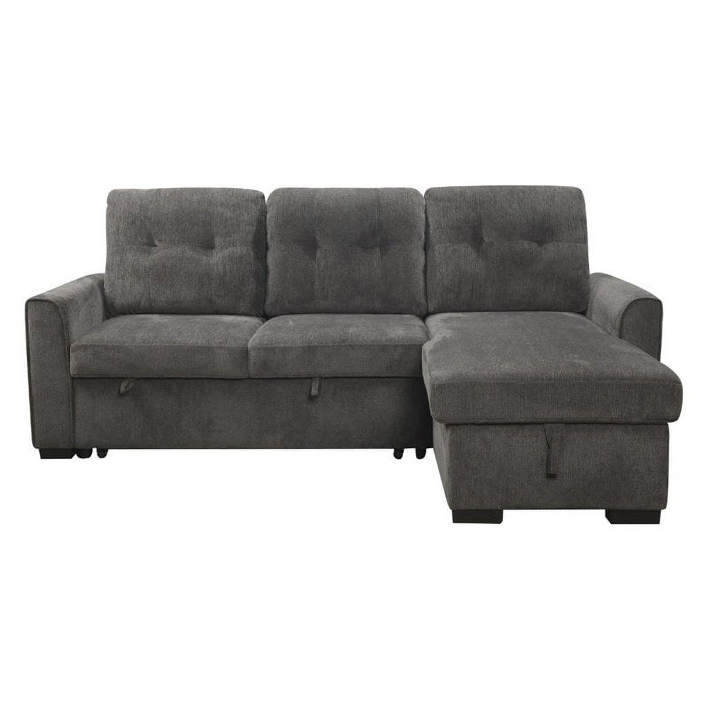 Dark Gray Reversible Sectional P75152