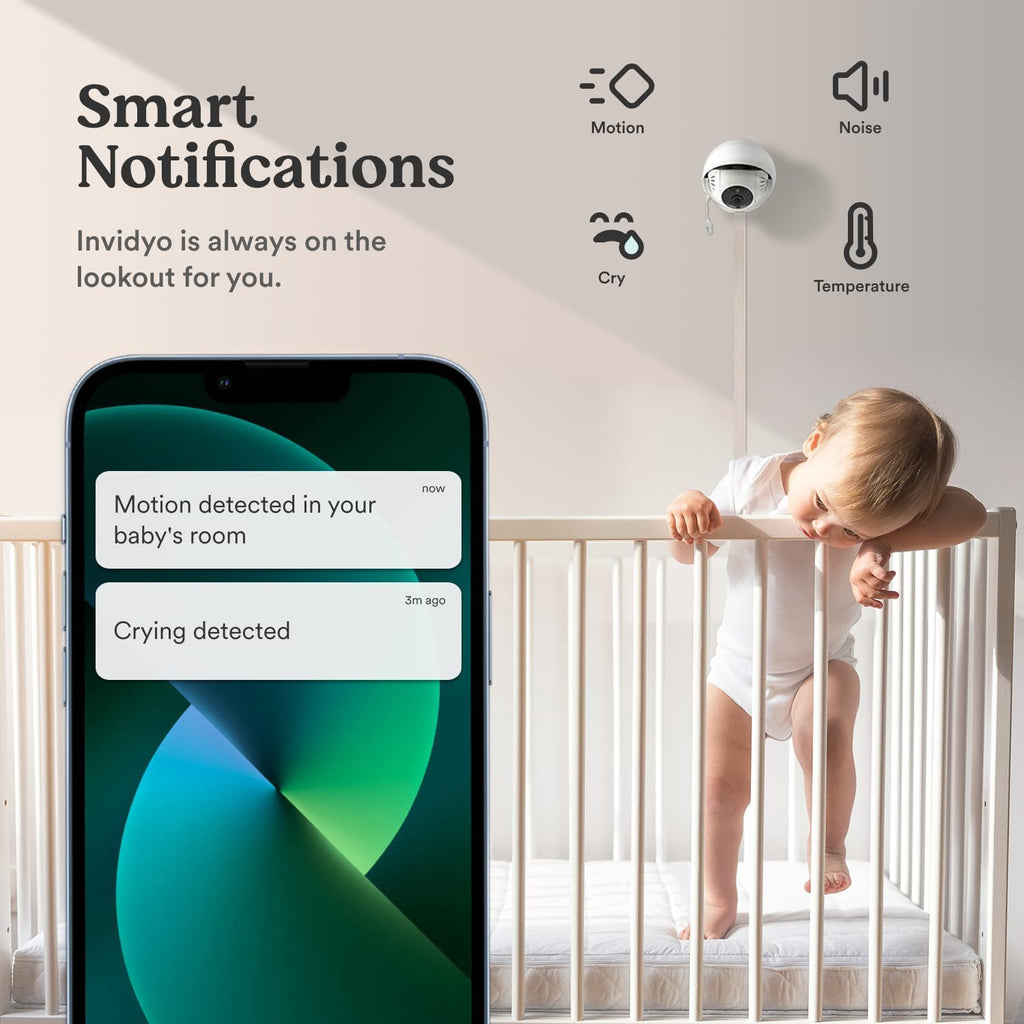 1080P Full HD WiFi Baby Monitor with Night Vision and Two Way Talk U4870