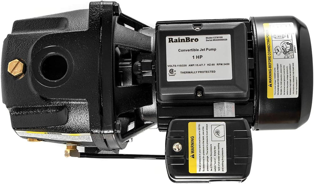 1 HP Cast Iron Convertible Jet Well Pump with Ejector Kit C3564