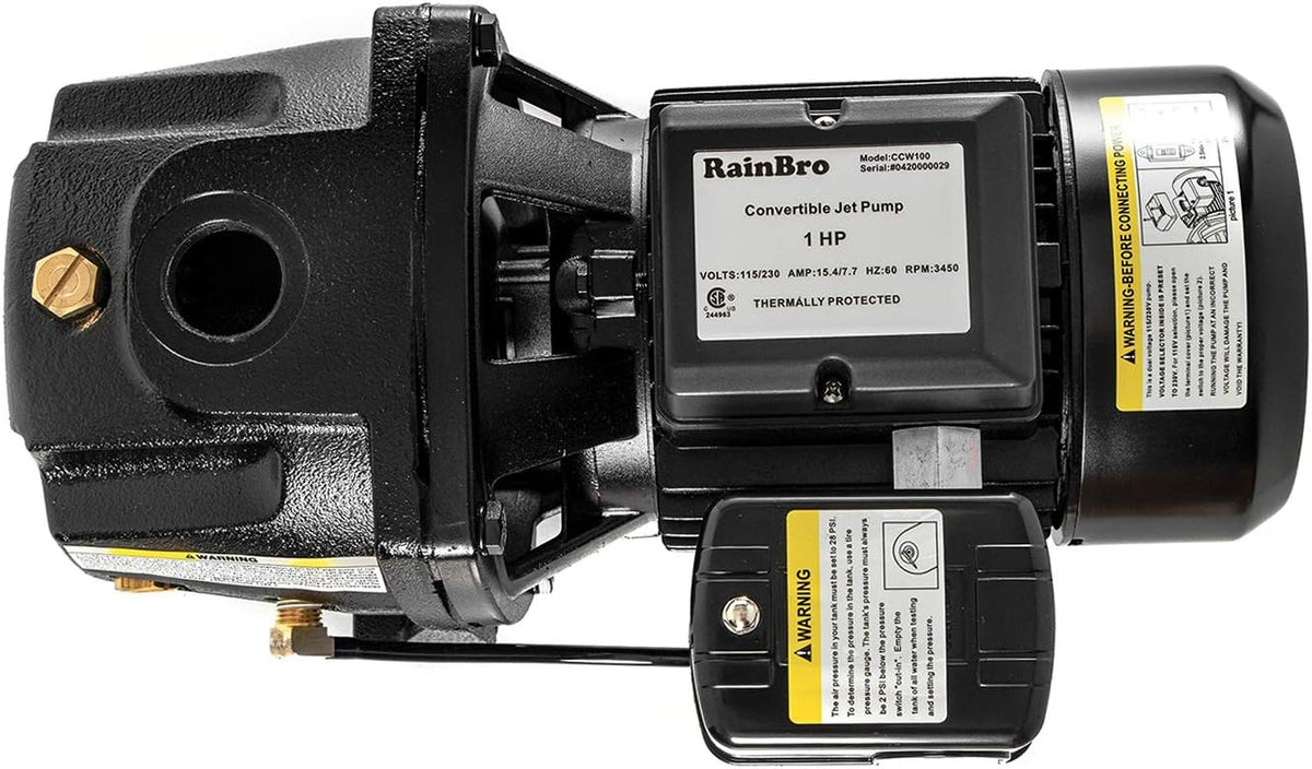 1 HP Cast Iron Convertible Jet Well Pump with Ejector Kit C3564