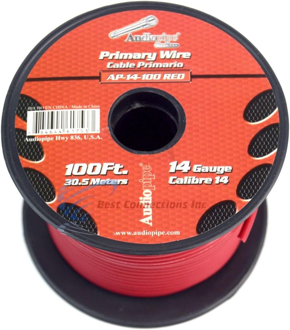 14 Gauge 11 Rolls 100 Feet Primary Power Ground Wire Remote Cable C631986